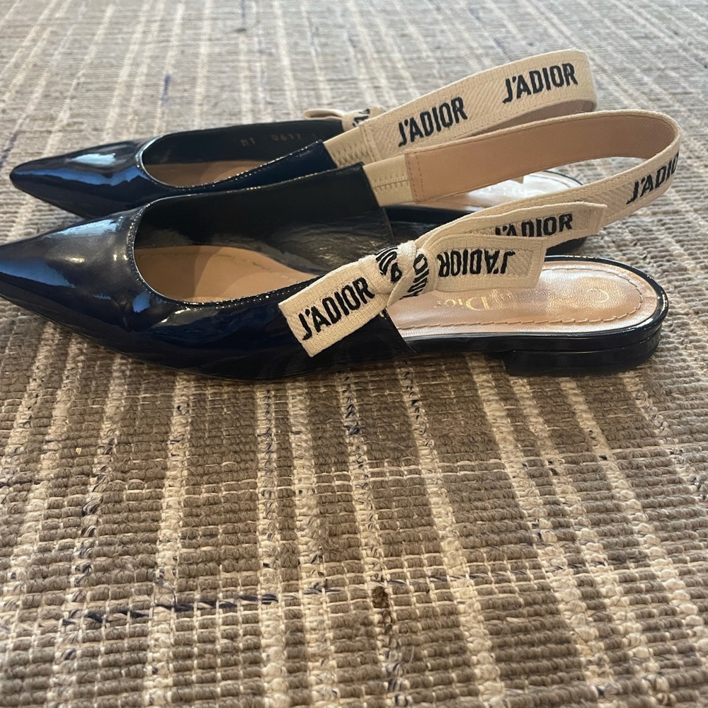 DIOR SLING BACK FLATS